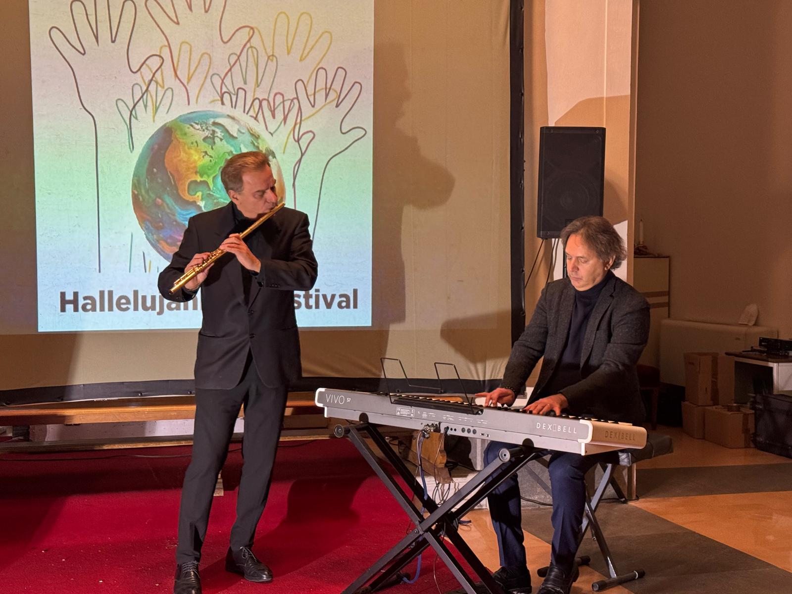 Andrea Morricone e Andrea Griminelli rilanciano il mito del maestro Ennio Morricone all’HFF 2025